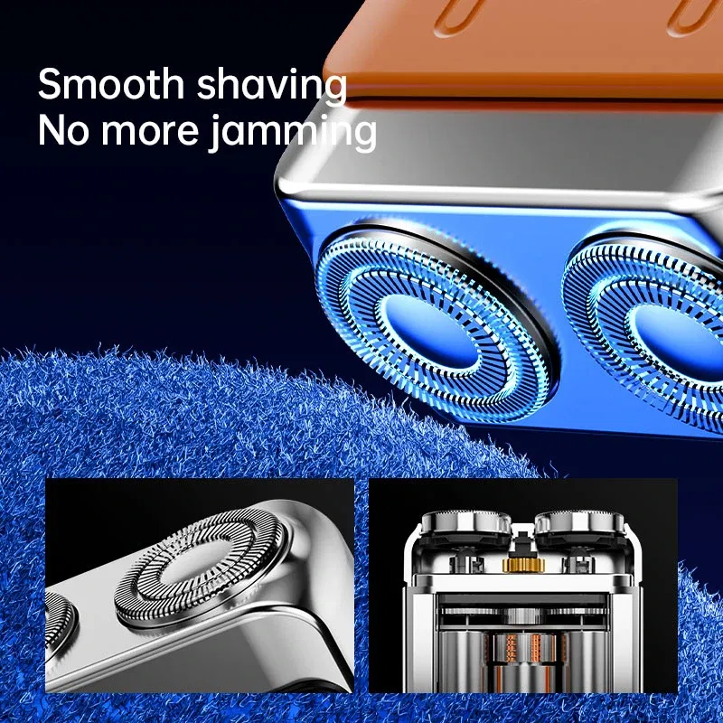Xiaomi Electric Smart Shaver Digital Display Mini Dual Blade Rechargeable Shaver Household Car Shaver Powerful Men's Gift Shaver