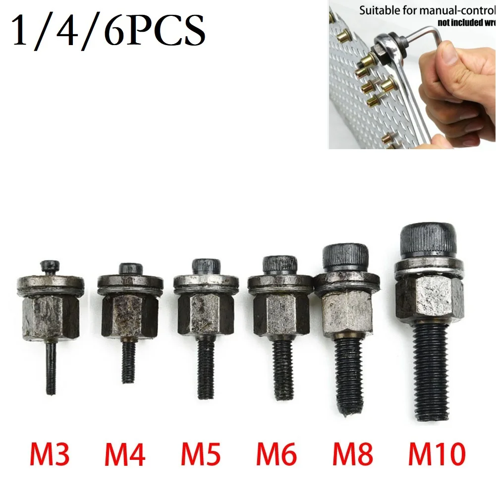 Color: Gold, Ships From: CHINA - Hand Rivet Nut Head Tool Head Set For Rivet Nut Tool M3 M5 M6 M8 M10  Manual Riveter Threaded Riveter Nut Riveter Tool Tip