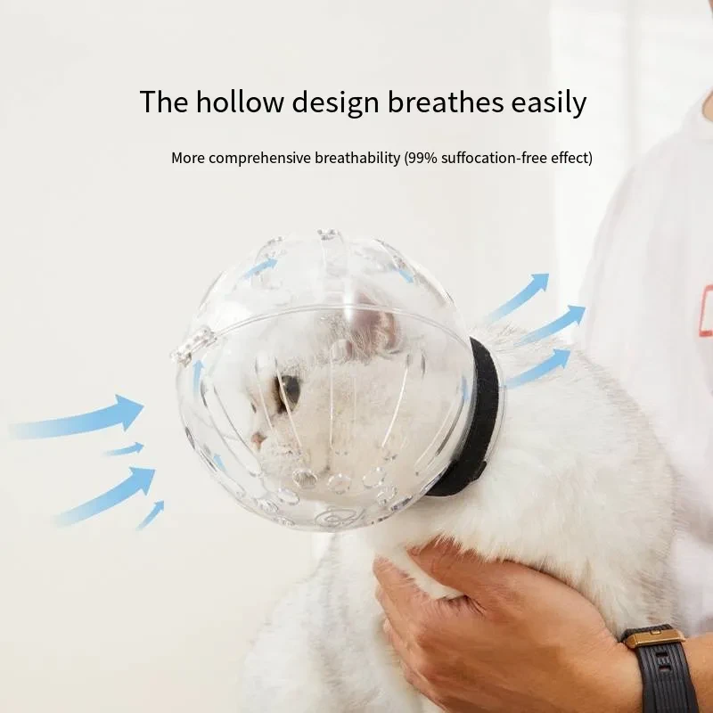 Cat Muzzle Ball For Grooming, Meowing, Or Biting