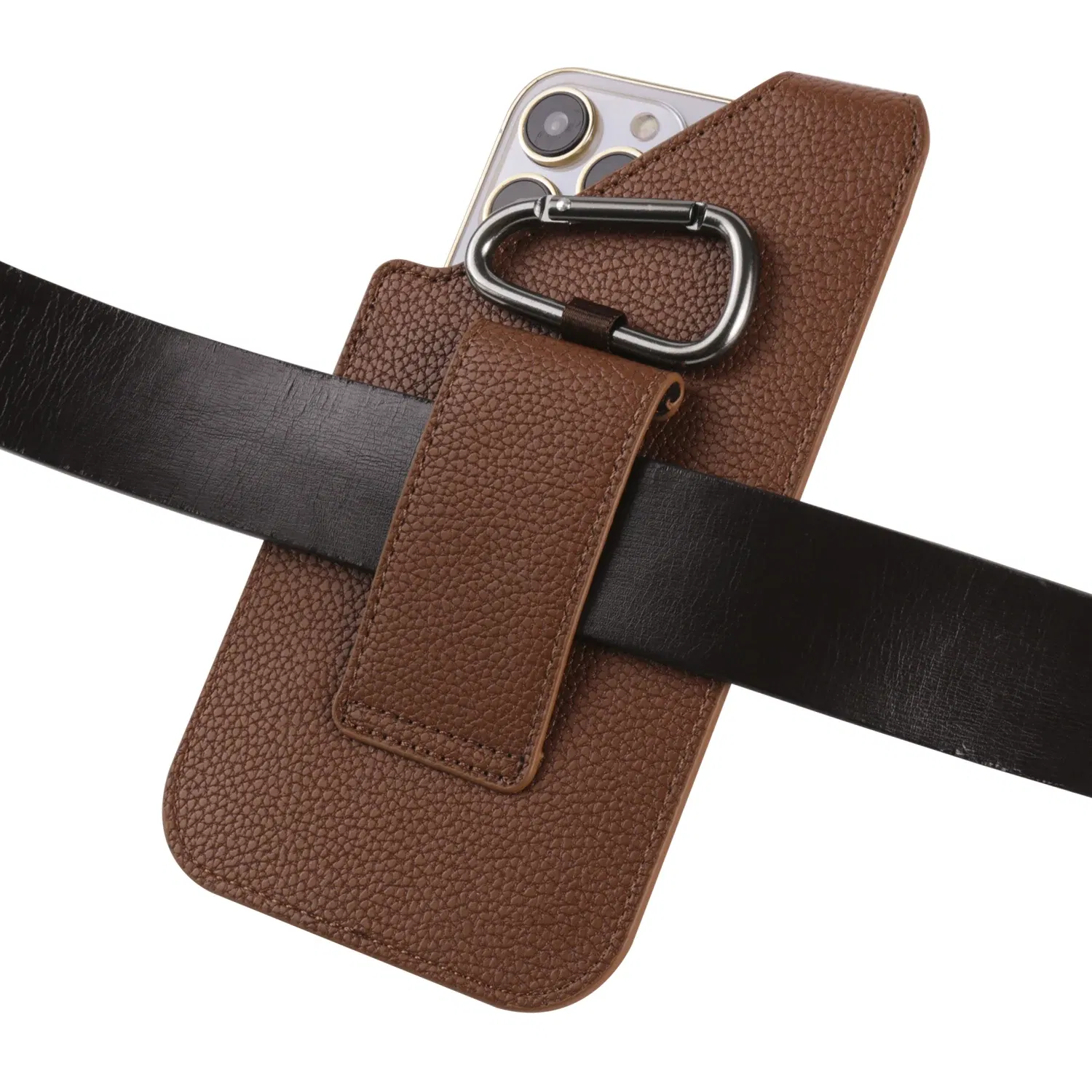 Color: Beige, Ships From: CHINA, Material: Aluminum - Cow Leather Mobile Phone Holster Pouch Belt Clip Case For iPhone 15 14 Pro Samsung Galaxy Xiaomi Redmi Note Men Waist Bag Holder