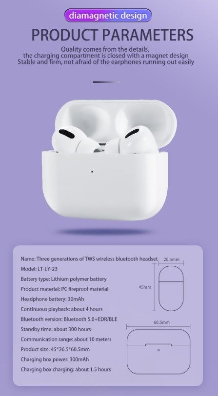 EarPods Pro High-Quality Wireless Stereo Earbuds
