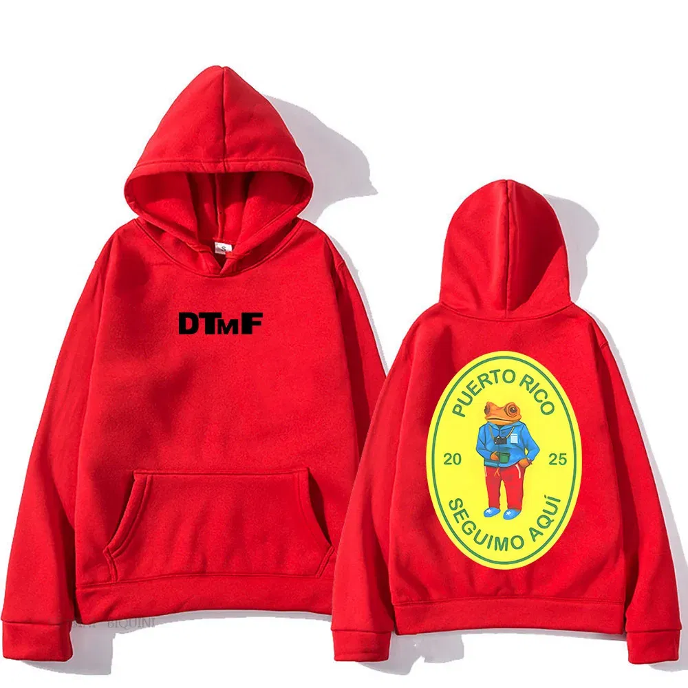 Color: Champagne, Size: XS - DTMF Deb? Tirar Más Fotos 2025 New Album Hoodies Bad Bunny Singer Printing Sweatshirts Men Women Clothing Sudaderas Hombre Male