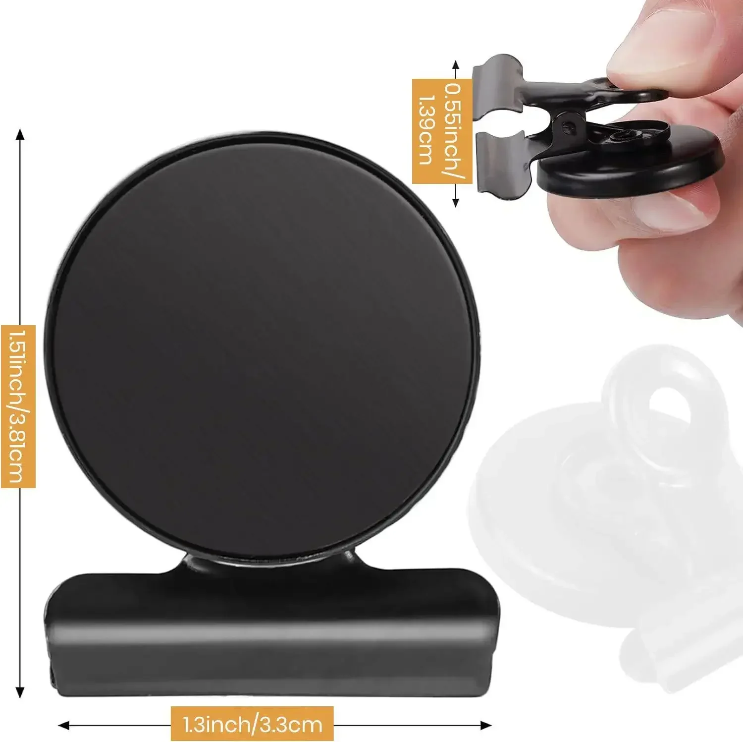 Color: plum - Strong Magnets Magnetic Clips Bulldog Clips Heavy Duty Magnetic Clips Perfect for Whiteboard Magnets Photo Displays Home