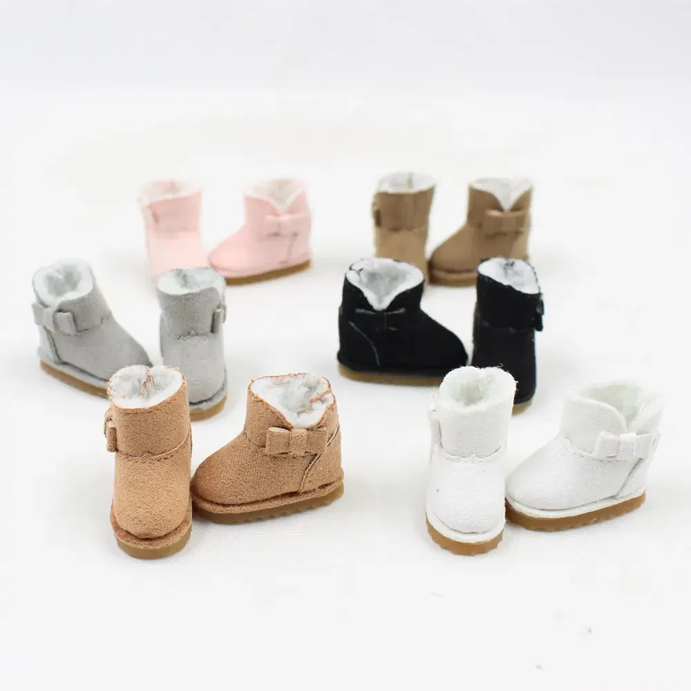 Color: Red - Blyth doll warm Snow Boot with 6 styles for chossing suitable for Rubber and Joint body