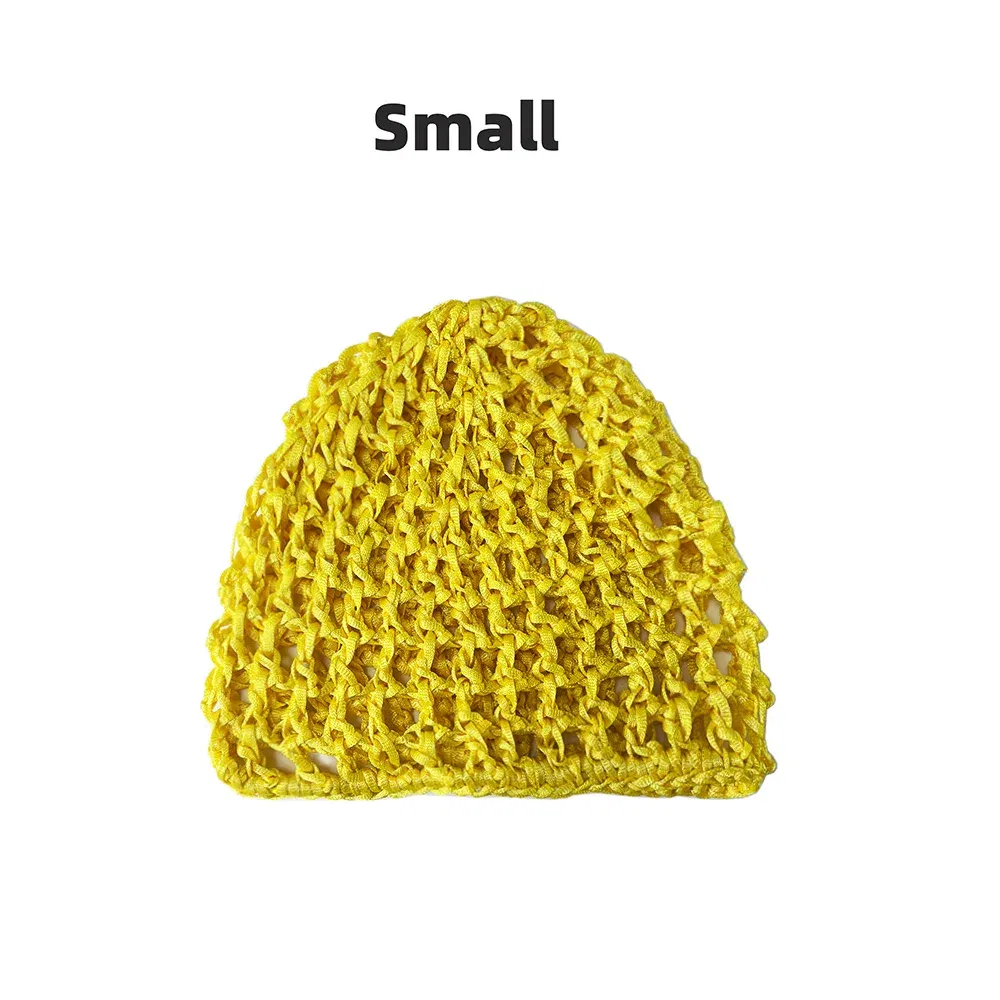 Color: P6/22 - Womens Mesh Hair Net Crochet Cap Stylish Bar Hair Net Hand-crocheted Silk Mesh Hair Accessories Hats Turban Night Cover  Beanie