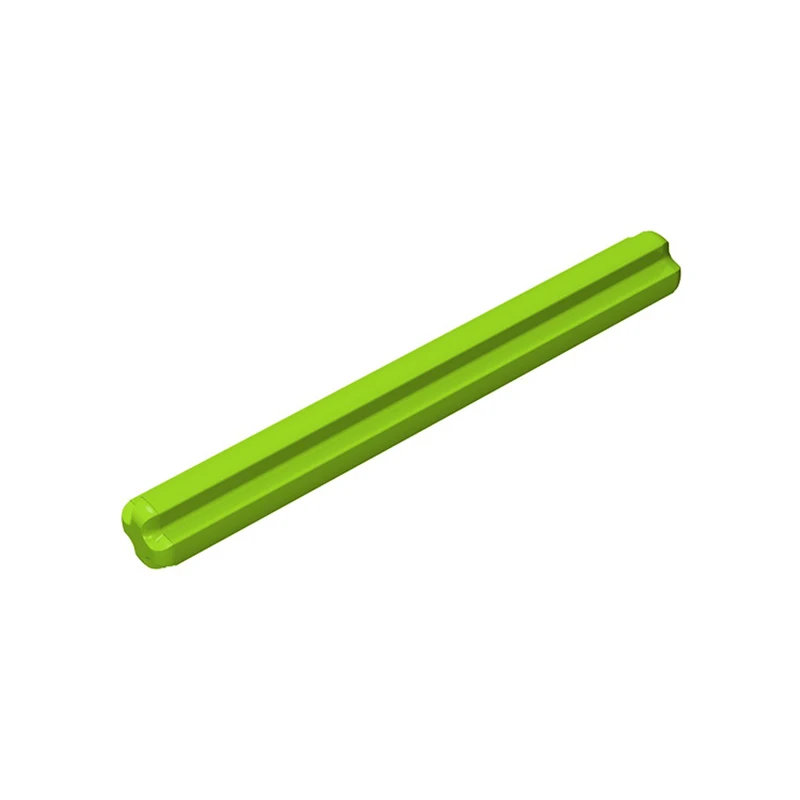 Color: green - Gobricks 10PCS  Technical Axle 5 compatible with 32073 pieces of children's toys Assembles Building Blocks Technical Parts