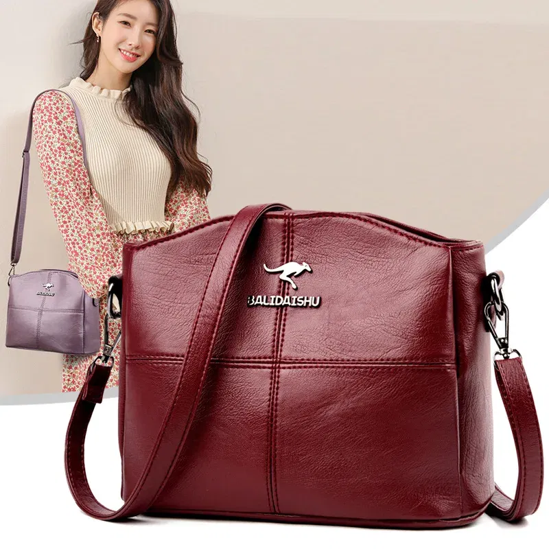 Color: Red, Ships From: CHINA - Women Embroidery Tote Bag High Quality Leather Ladies Handbags 2022 Women Shoulder Bag Small Crossbody Bags For Women Sac a Main