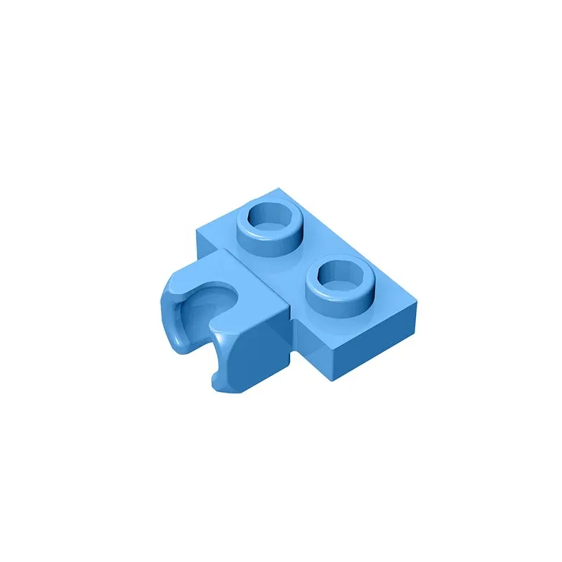 Color: Clear - MOC PARTS GDS-850  Plate, Modified 1 x 2 with Small Tow Ball Socket on Side compatible with lego 14704 pieces of children's toys