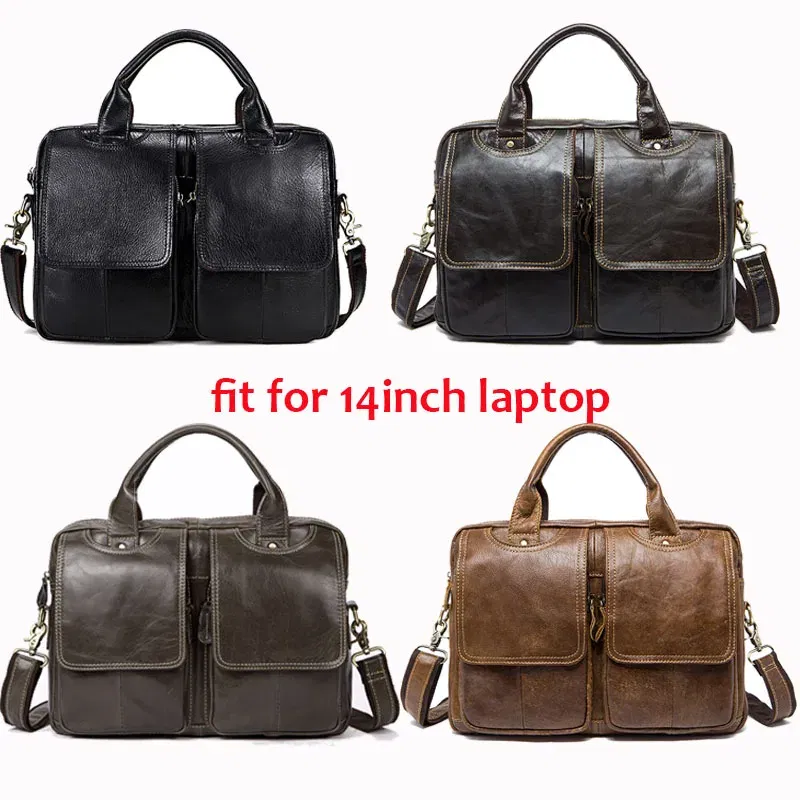 Color: SKY BLUE, Ships From: CHINA - WESTAL Men's Bag Genuine Leather Men's Briefcases Laptop Bag Leather Totes for Document Office Bags for Men Messenger Bags 8002
