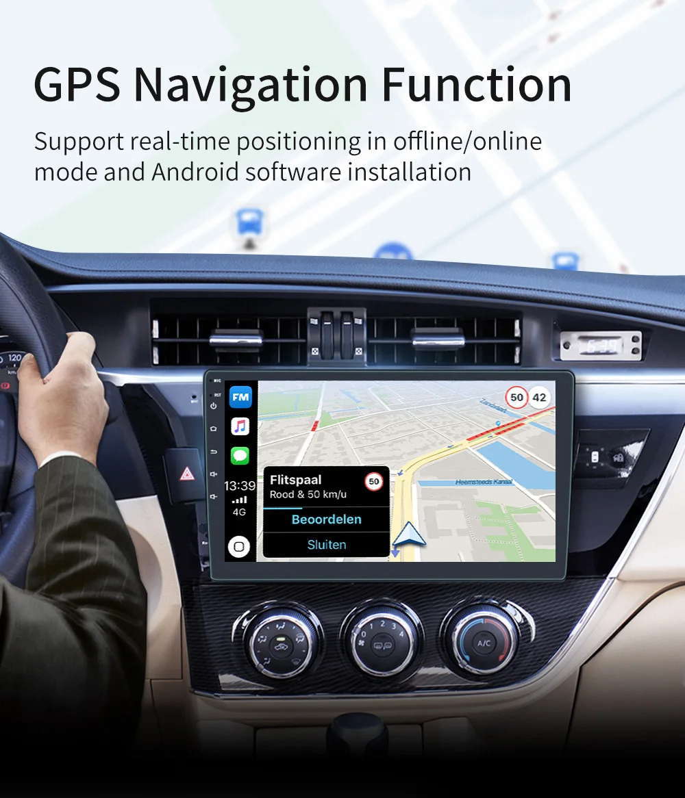 Color: WHITE, Ships From: CHINA - 2 Din Car Radio Carplay 1280*720 Android Auto Universal Multimedia Player GPS WIFI Autoradio Stereo Video System AHD Camera