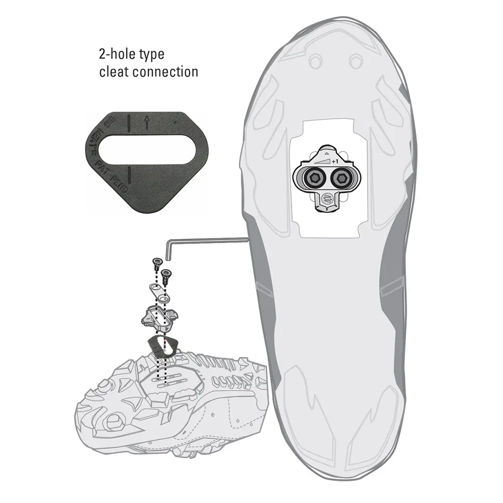 Color: WHITE - BikeFit Cleat Wedges for Shimano Road SPD-SL & MTB SPD ATAC SpeedPlay Crank Bros Cleats 8 pcs/Pack Bike Fitting