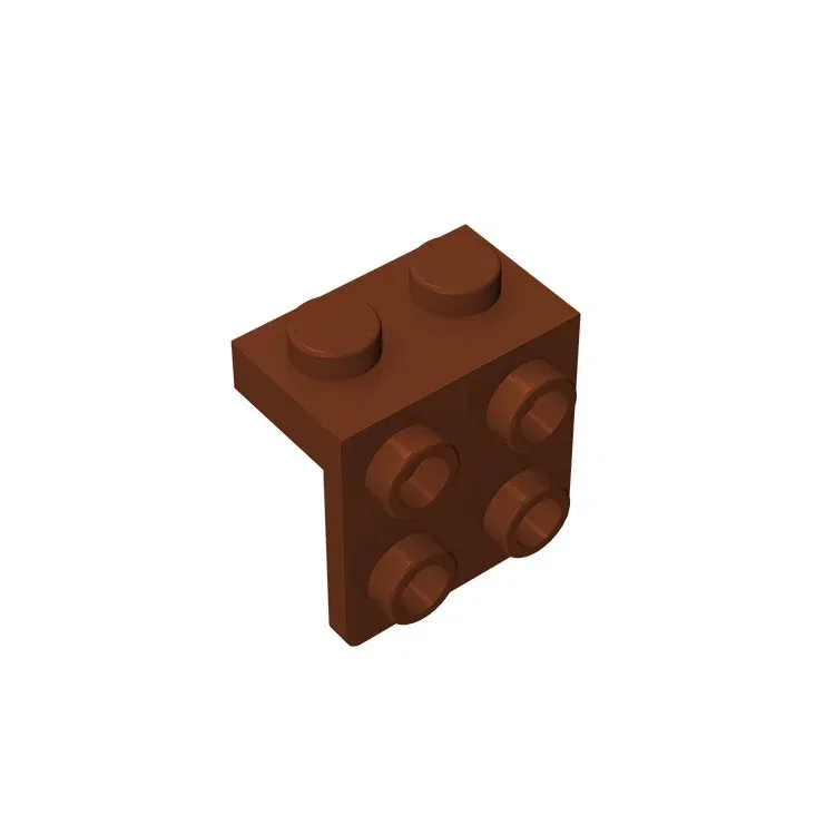 Color: Multicolor - Gobricks GDS-641 ANGLE PLATE 1X2 / 2X2 compatible with lego 44728 21712 92411 children's toys Assembles Building Blocks