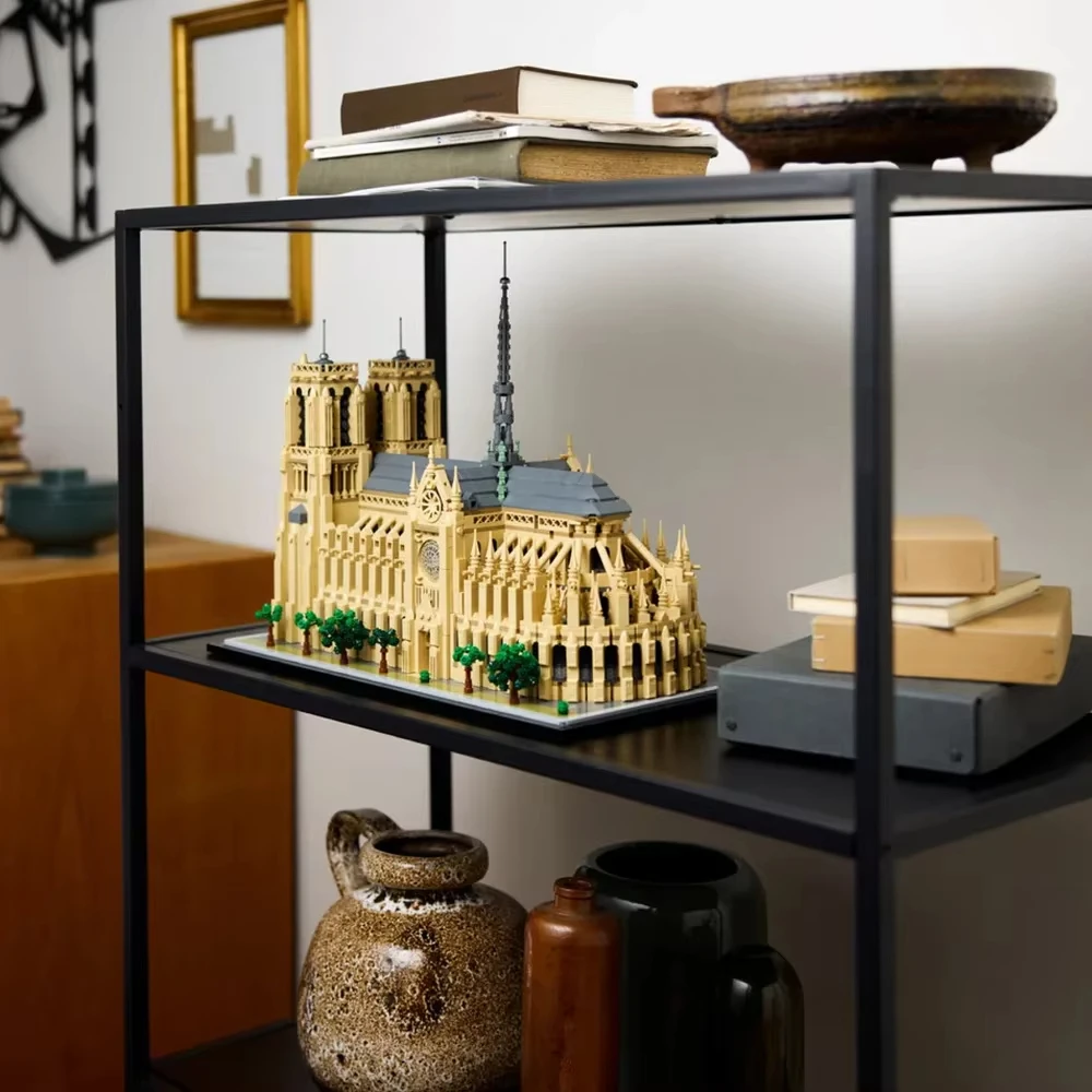 Kalein 4383pcs Notre Dame Cathedral Building Model Building Blocks Adult Collection Set Toys for Boys and Girls Birthday Gifts