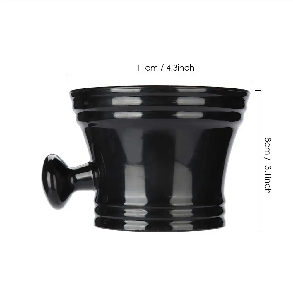 Color: Pink, Ships From: CN - Barber Cleaning Soup Cup for Razor Man's Plastic Shaving Bowl Beard Soap Bowl Durable Shaving Mug