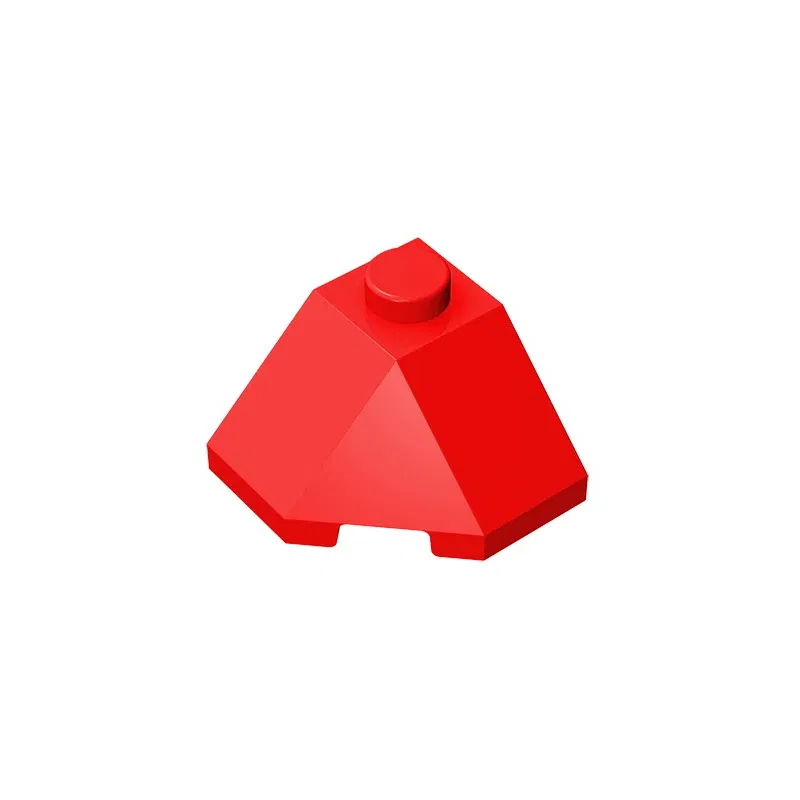 Color: Orange - Gobricks GDS-802 ROOF TILE 2X2X1 45 DEGR.-BOT.45DEGR. compatible with lego 13548 children's DIY Educational Building Blocks Tech