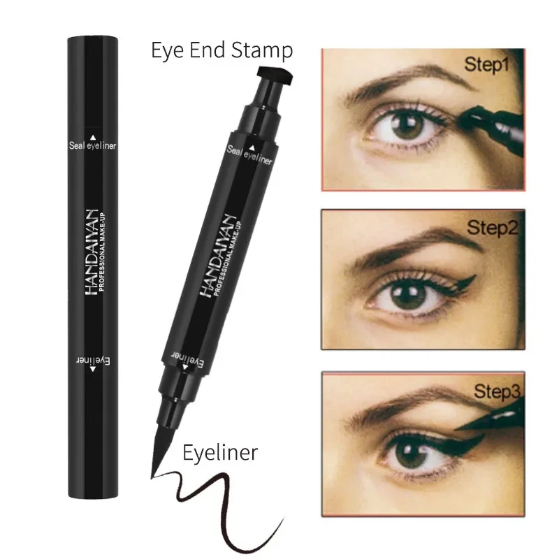 2 In 1 Liquid Waterproof Eyeliner Pen