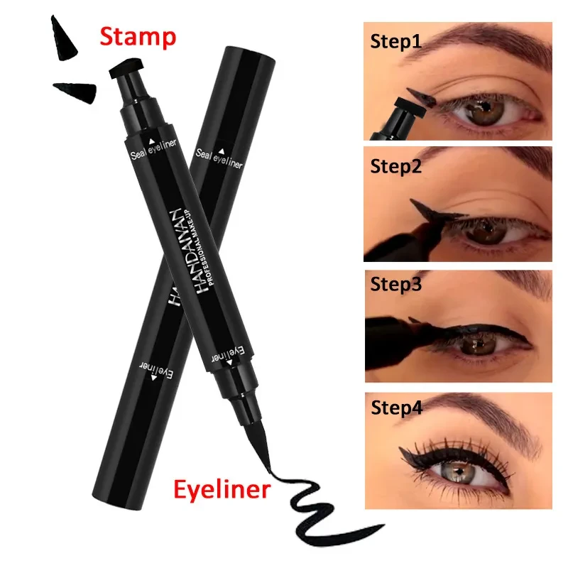 2 In 1 Liquid Waterproof Eyeliner Pen