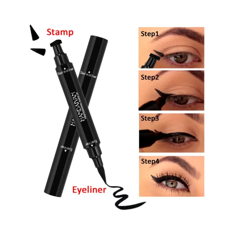 2 In 1 Liquid Waterproof Eyeliner Pen