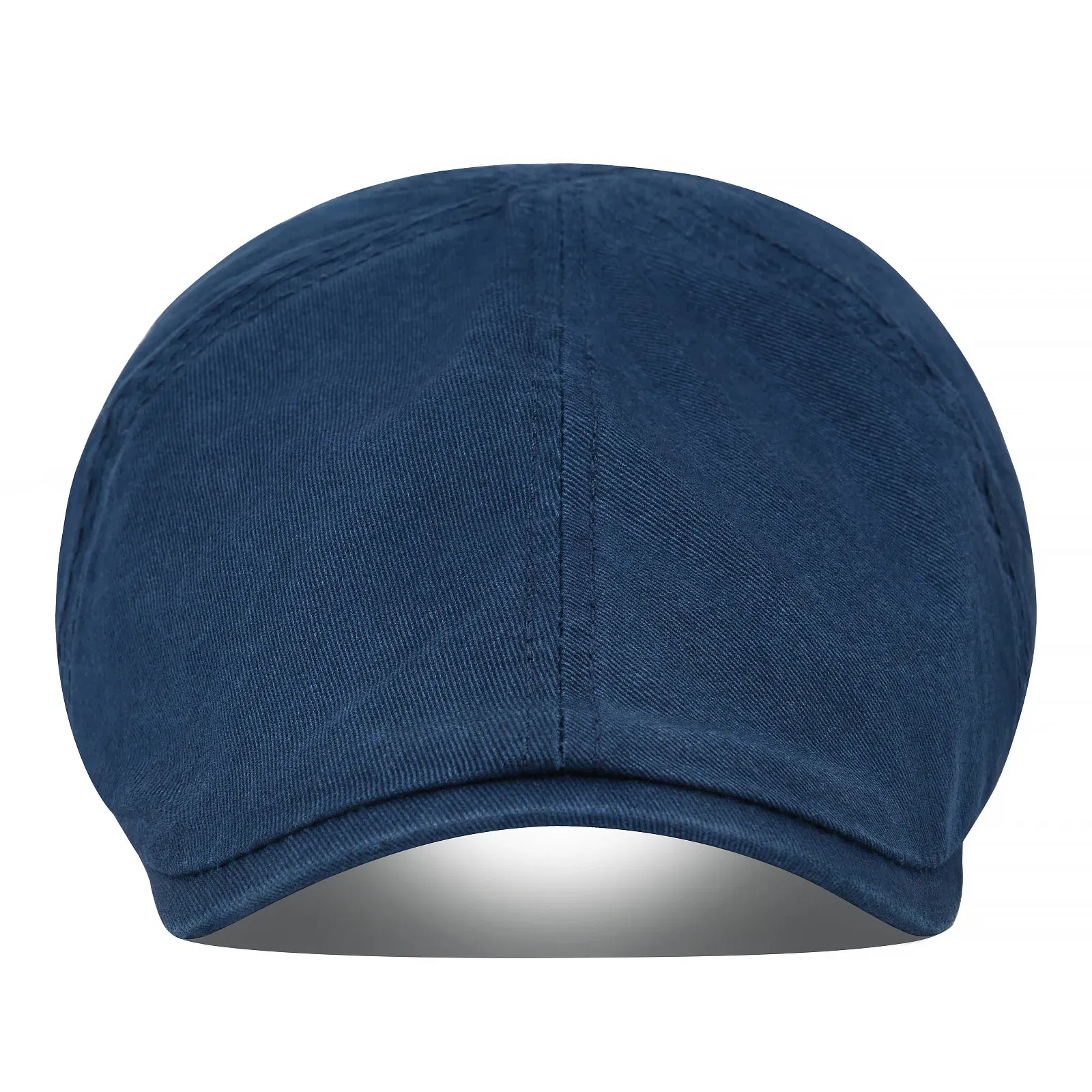 Color: GRAY, Hat Size: One Size - VOBOOM Classic Cotton Flat Cap Ivy Caps Men Women Newsboy Cabbie Driver Hat Season Flat CapSolid Color Casual Camouflage Beret