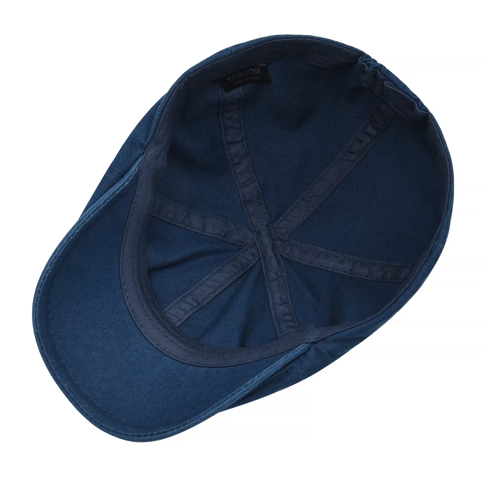 Color: GRAY, Hat Size: One Size - VOBOOM Classic Cotton Flat Cap Ivy Caps Men Women Newsboy Cabbie Driver Hat Season Flat CapSolid Color Casual Camouflage Beret