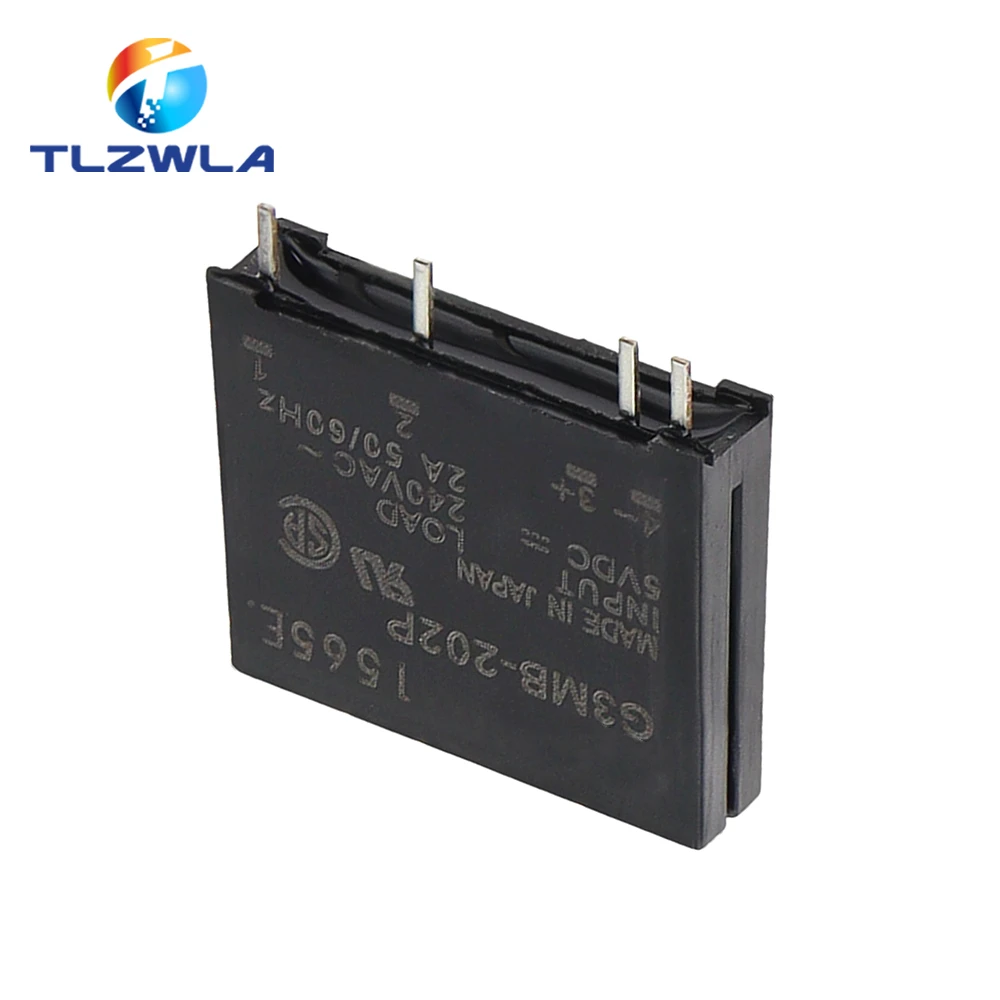 Size: Largest - 1Pcs 5V 12V 24V DC-AC Solid State Relay Module G3MB-202P G3MB 202P PCB SIP SSR AC 240V 2A Snubber Circuit Resistor Relay Switch