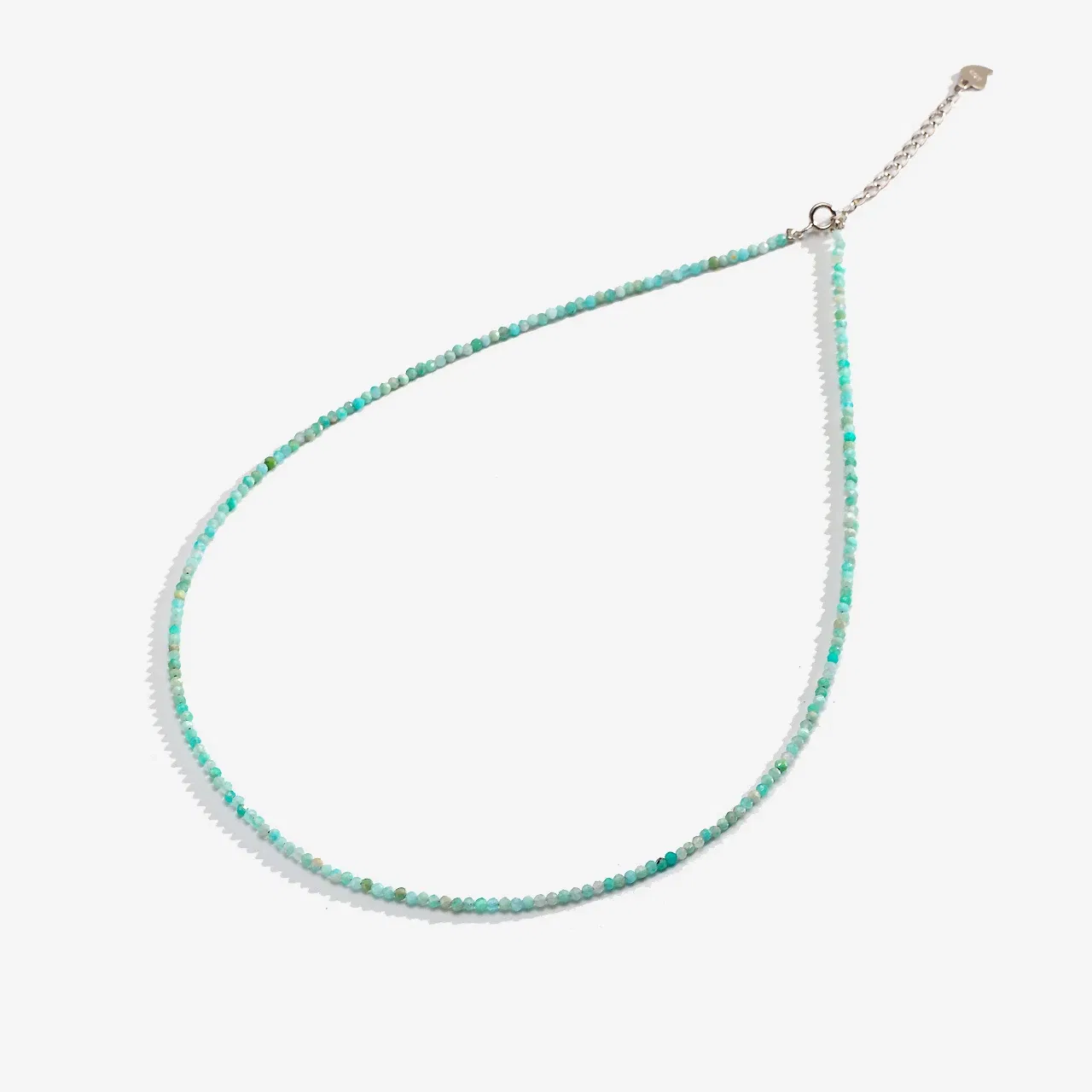 Gem Color: Orange, Length: 40cm - Natural Stone Necklace Spinel/Lapis Lazul/Amazonite/Amethy/Tourmaline/Amethyst  Ketting 2MM Silver 925 Jewelry for Collier Femme