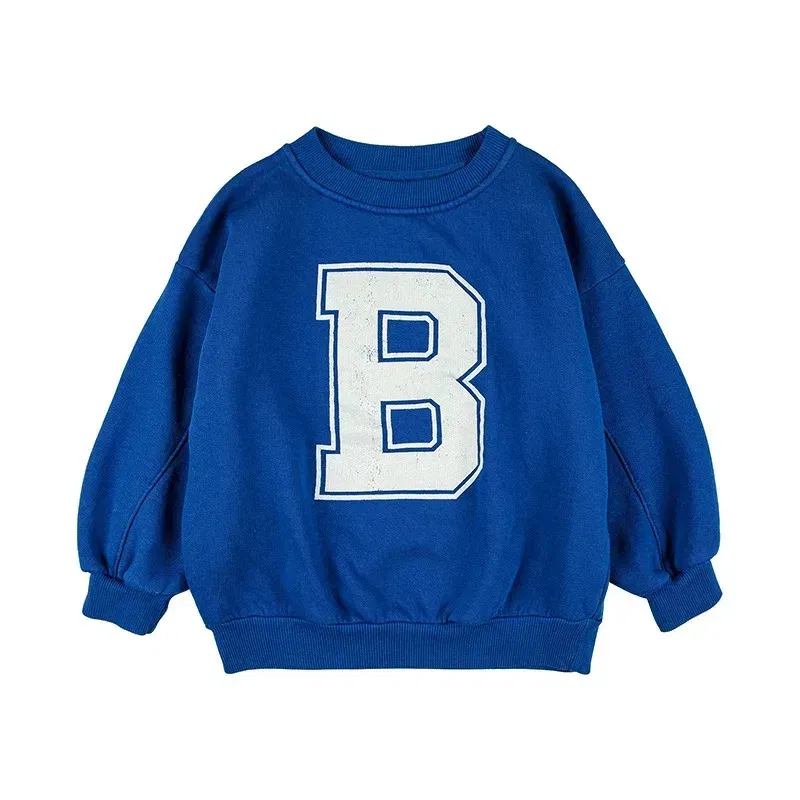 Color: Beige, Kid Size: 5 - Children's Spring Autumn Hoodie Cartoon Print Unisex Sweatshirt European Style Top for Boys And Girls