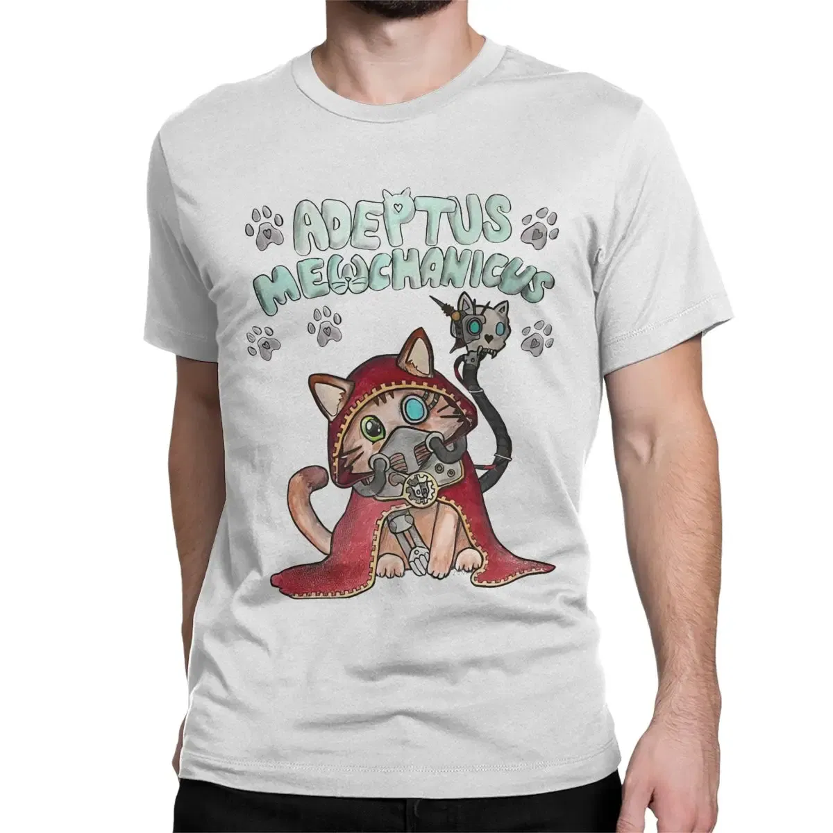 Color: Brown, Size: XXXL - Awesome Adeptus Astartes T-Shirt Men Women's O Neck Pure Cotton T Shirts W-Warhammer 40k Short Sleeve Tee Shirt 6XL Tops