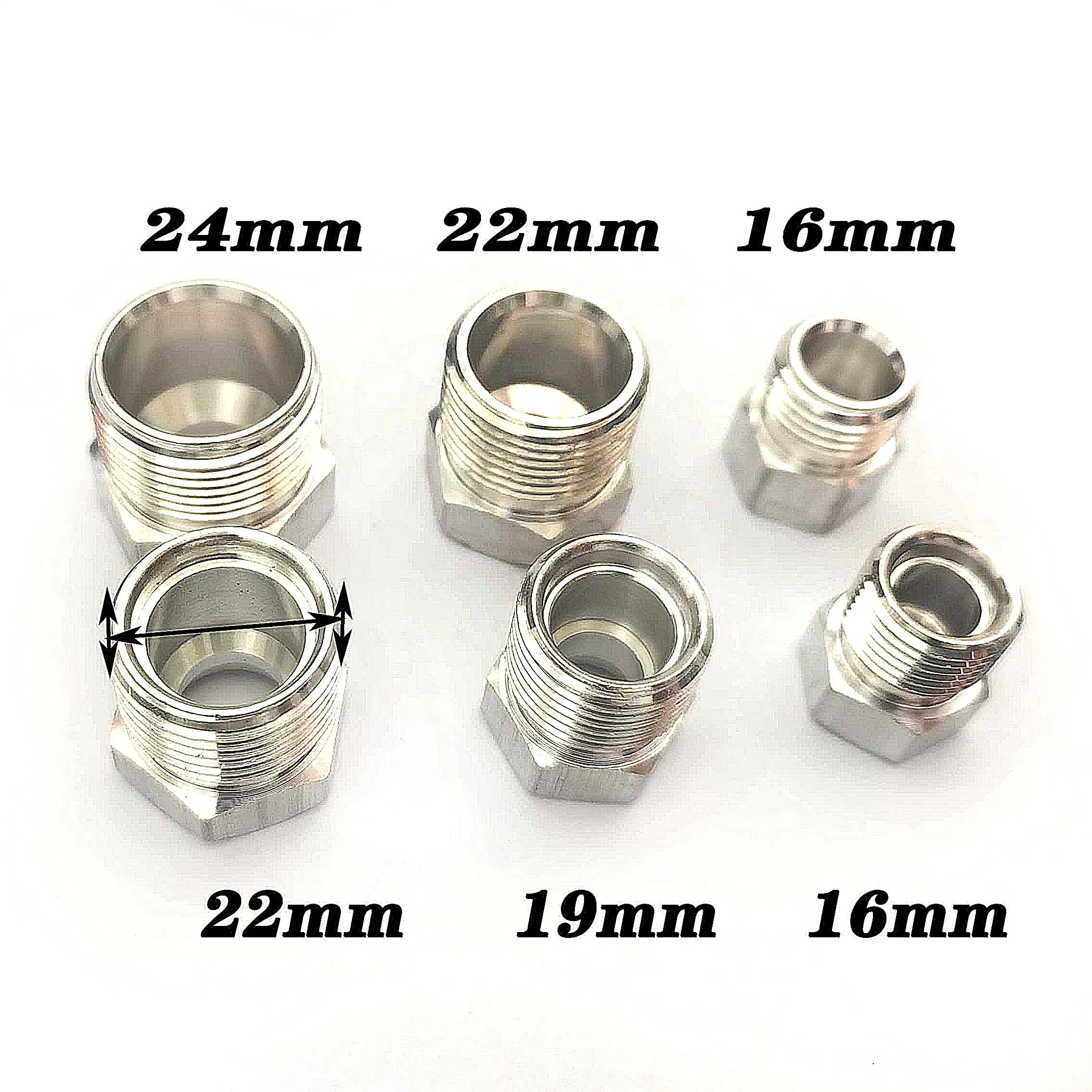 Color Name: Brown - Automotive Air Conditioning Hose Connector Pipe Joint R134a/R12 Outer Tooth Welding Aluminum Pipe Head Conversion Fittings