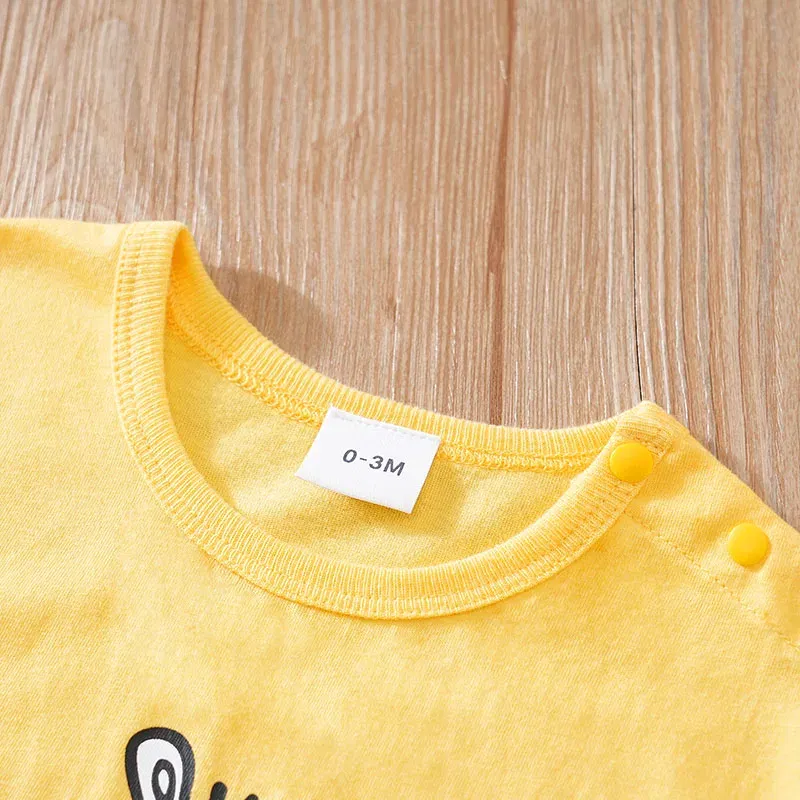 Kid Size: 3M - Summer Boys' Cute Cartoon Zebra All Cotton Comfortable Casual Round Neck Short Sleeve Baby Bodysuit