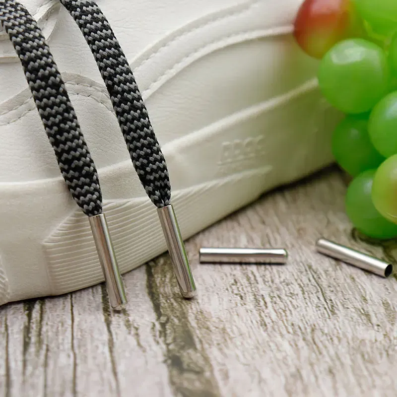 Seamless Metal Shoelaces Tips Head Replacement Repair Aglets DIY Sneaker Kits Silver Gold Black