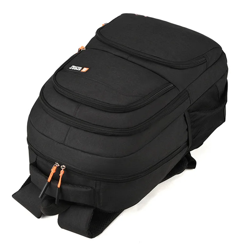 Color: black - New Large-Capacity Leisure Shoulders Backpack Outdoor Business Laptop Backpack Schoolbag