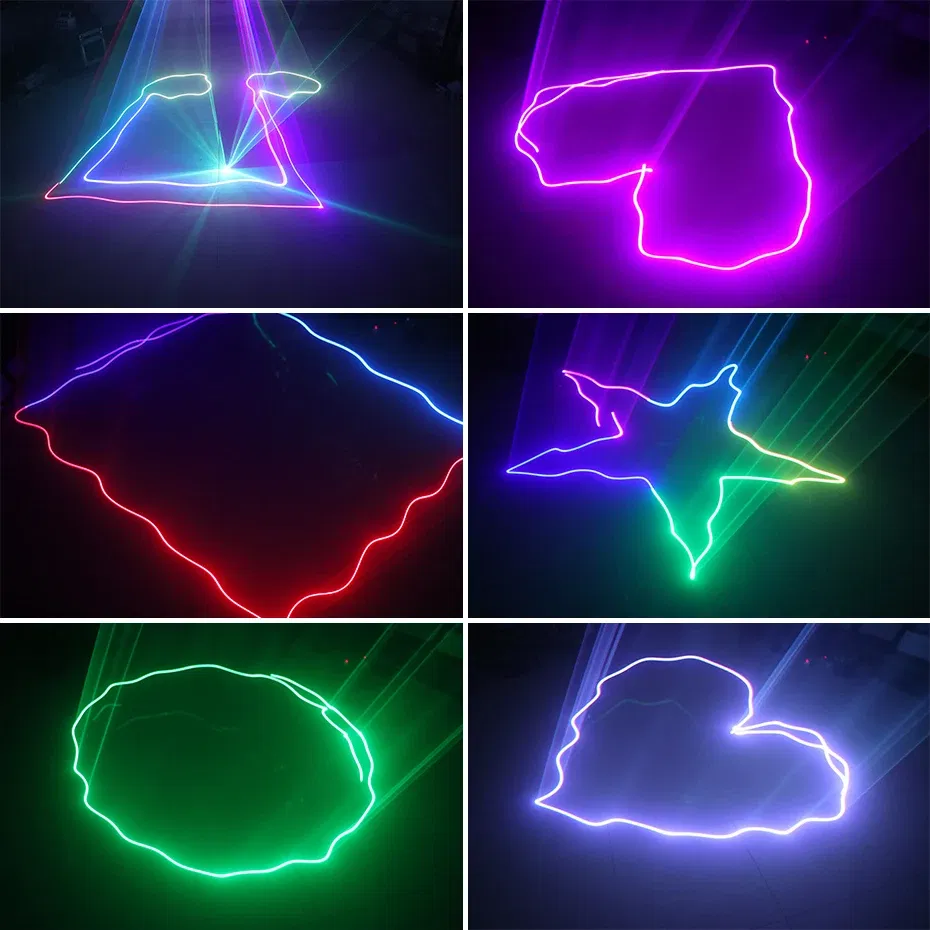 ALIEN 500mw RGB Laser Beam Line Scanner Projector DJ Disco Stage Lighting Effect Dance Party Wedding Holiday Bar Club DMX Lights