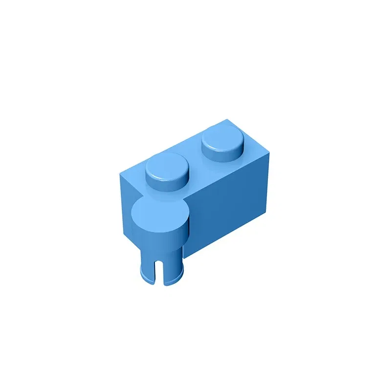 Color: Brown - Gobricks GDS-810 HINGE 1X2 UPPER PART compatible with lego 3830 children's DIY Educational Building Blocks Technical