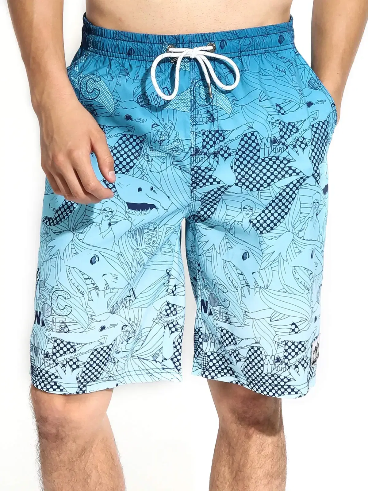 Color: green, Size: XXXL - Summer Casual Shorts 3D Men's Beach Shorts Kids Fashion Surf Board Shorts Boys Quick Dry Swimwear Trunk Sports Fitness Briefs