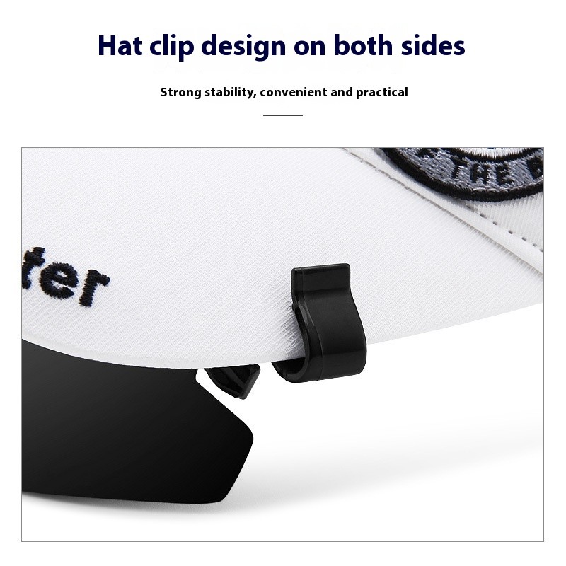 Polarized Clip Cap Sunglasses