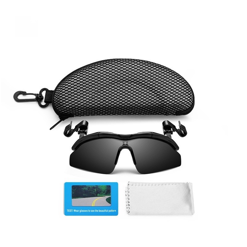 Polarized Clip Cap Sunglasses