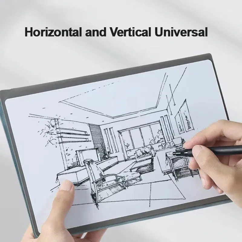 Color: Option 4 - Erasable Whiteboard Notebook A5 Leather Portable Drafting Notebook Writing Board Desktop Memo Pad