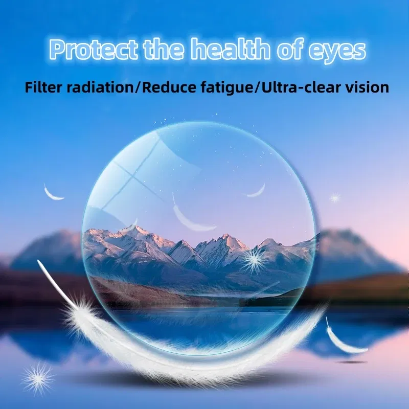 Lenses Color: green, Lens Index: 1.67 - FIRADA 1.56 1.61 1.67 1.74 HMC Anti-reflection Anti-scratch Aspherical Progressive Multi-focus Optical Prescription Glasses Lens