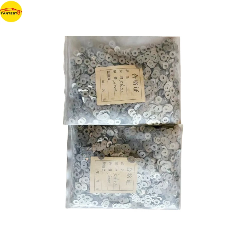 Color: army green - 500PCS Thick 0.1-1mm Diesel Injector Nozzle Pressure Adjusting Washer Gaskets for Cummin STR Engine Pump