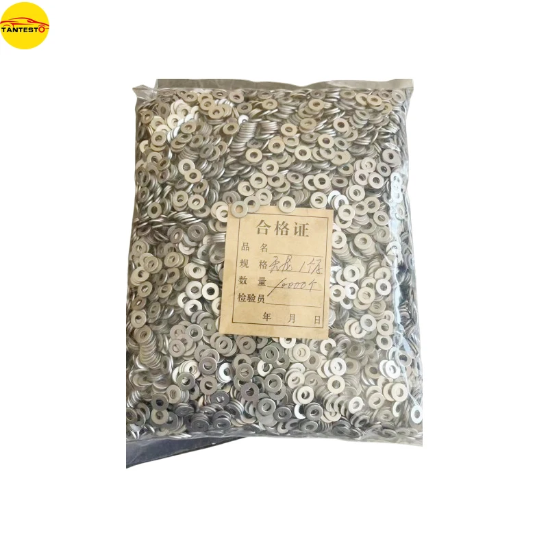 Color: army green - 500PCS Thick 0.1-1mm Diesel Injector Nozzle Pressure Adjusting Washer Gaskets for Cummin STR Engine Pump