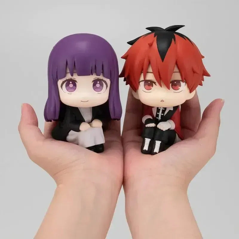 Color: Blue - Anime Beyond Journey End Frieren Figure Fern Action Figures Cute Stark Figurine Look Up Model Decor Dolls PVC Collectible Toys