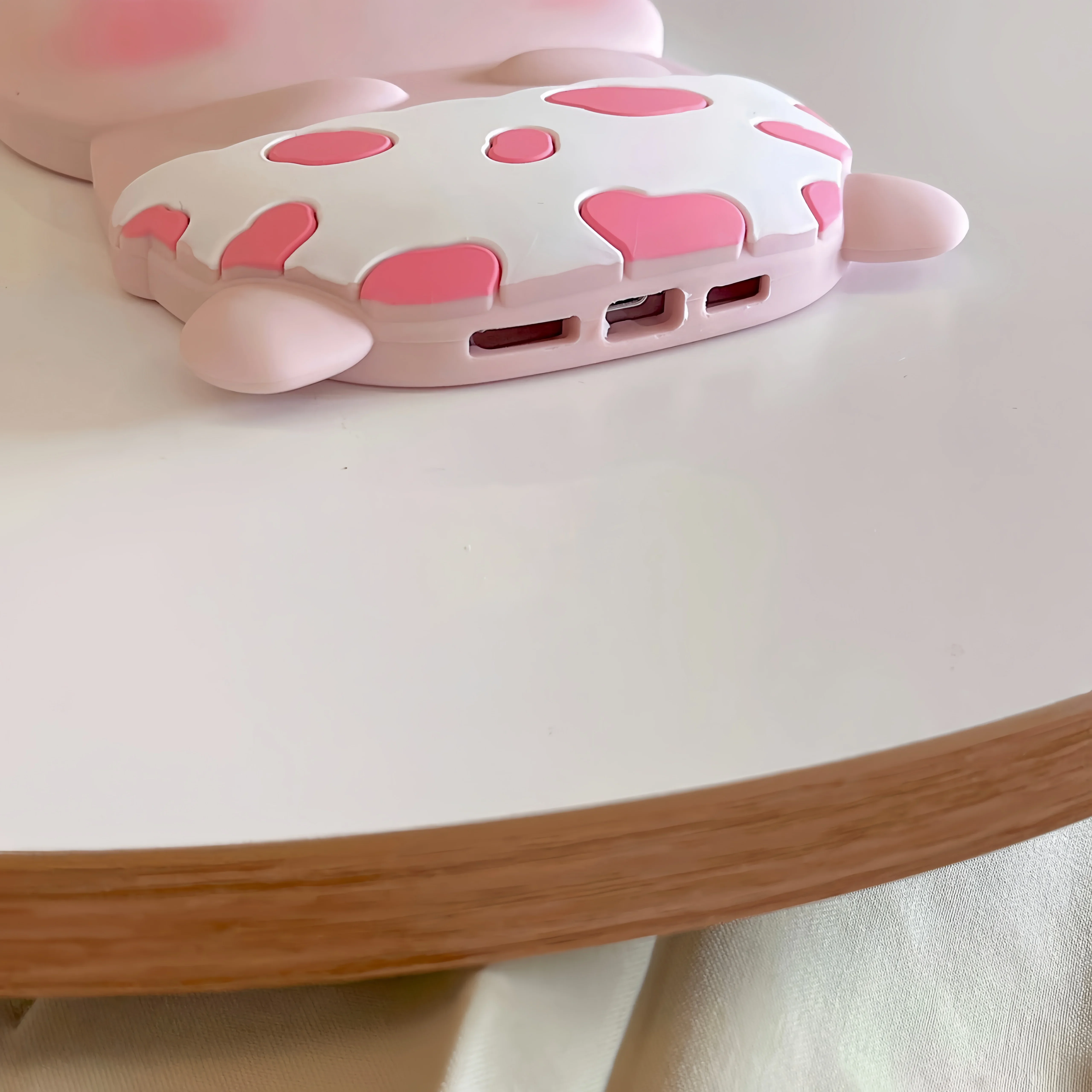 Color: Pink, Material: Denim - 3D Cute Cartoon Pink Pig Funny Phone Case for IPhone 15 14 13 12 11 Pro Max Piggy Soft Rubber Silicone Protective Cover Shell