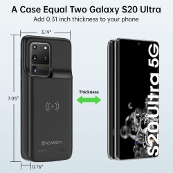 Samsung S20+ battery Case, 6000mAh, Newdery