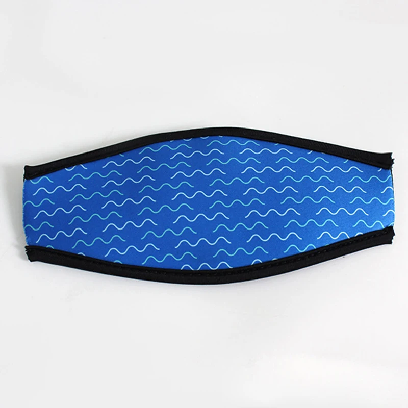 Color: black, Bundle: Bundle 1 - Double-layer back head mask hair care belt snorkeling mask belt commonly used hair care strap diving mask protective sleeve mask