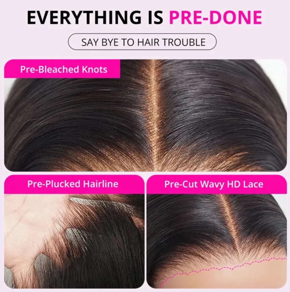Density: 180%, Stretched Length: 24inches - 10A 9x6 Part Max M-Cap Glueless Wigs Human Hair Wigs Ready To Wear Bleached Knots Pre Cut Lace Tuneful Kinky Curly Glueless Wigs