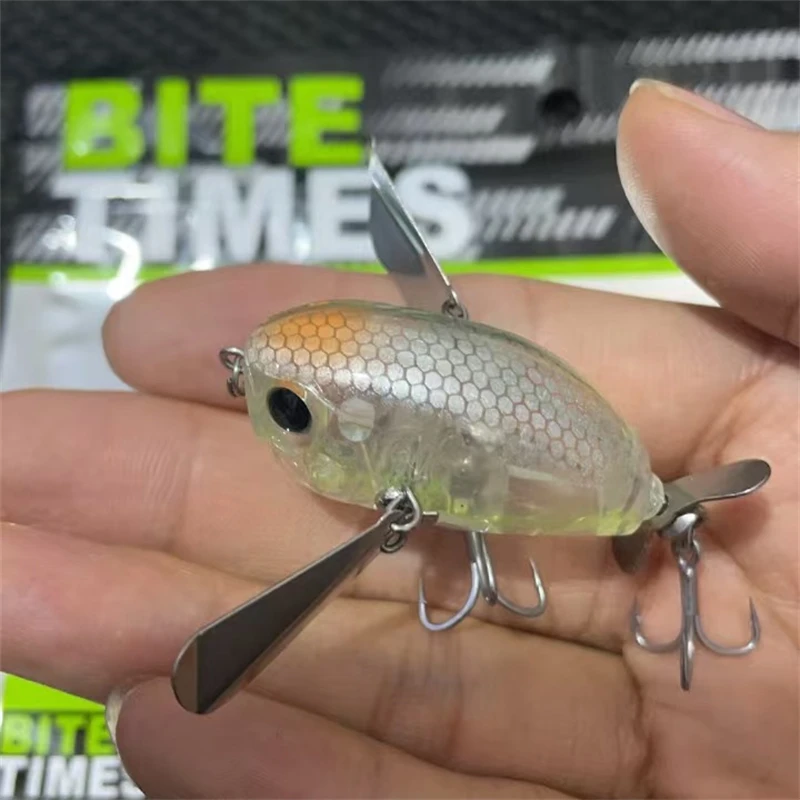Color: Burgundy - luretv Japanese JACKALL SAME STYLE  MICRO POMPADOUR Small Water Cicada 6.5g