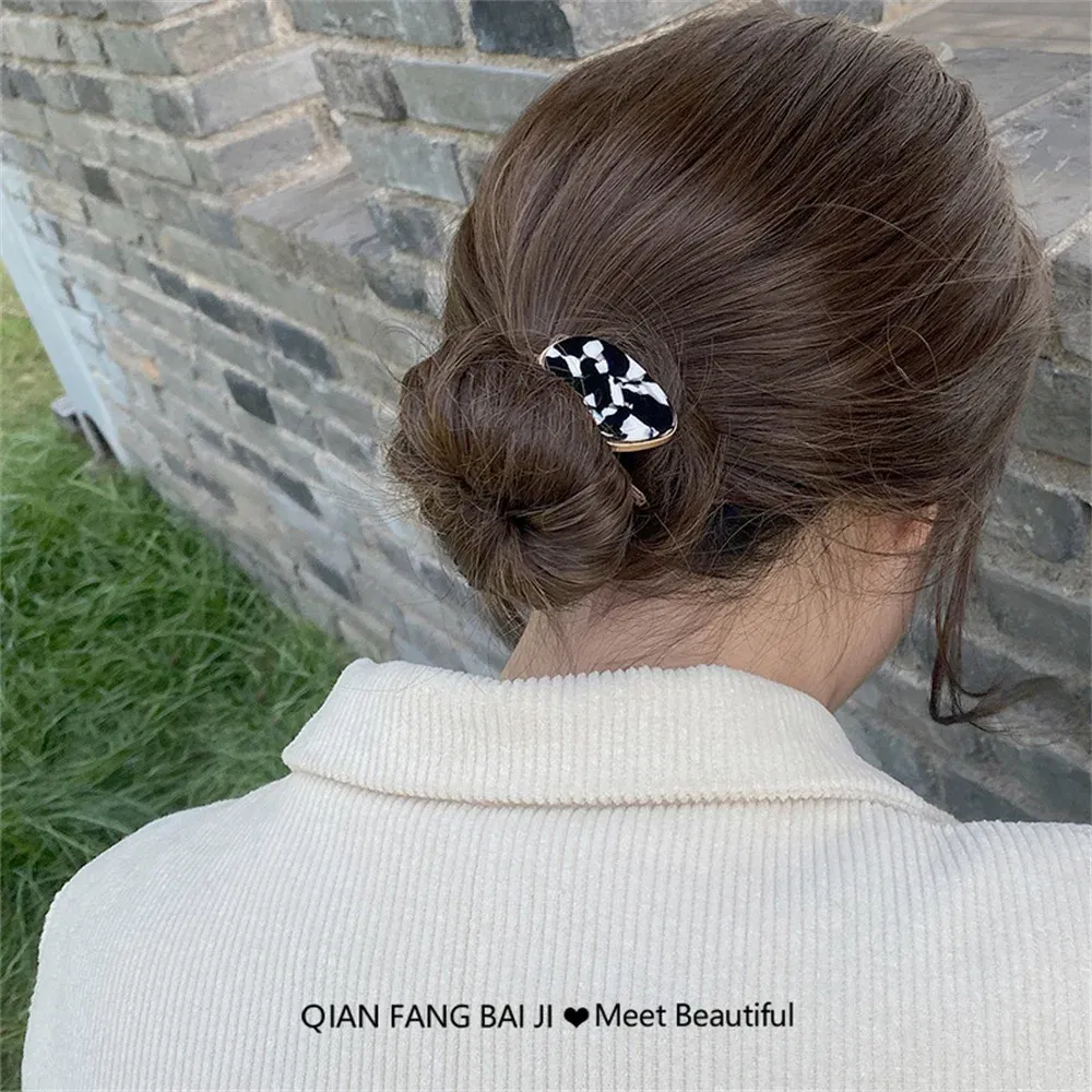 Color: SKY BLUE - Fashion Simple Elastic Hair Band Women Temperament Scrunchies Hair Ties Ponytail Holder Gum Headwear Girls Hair Accessories