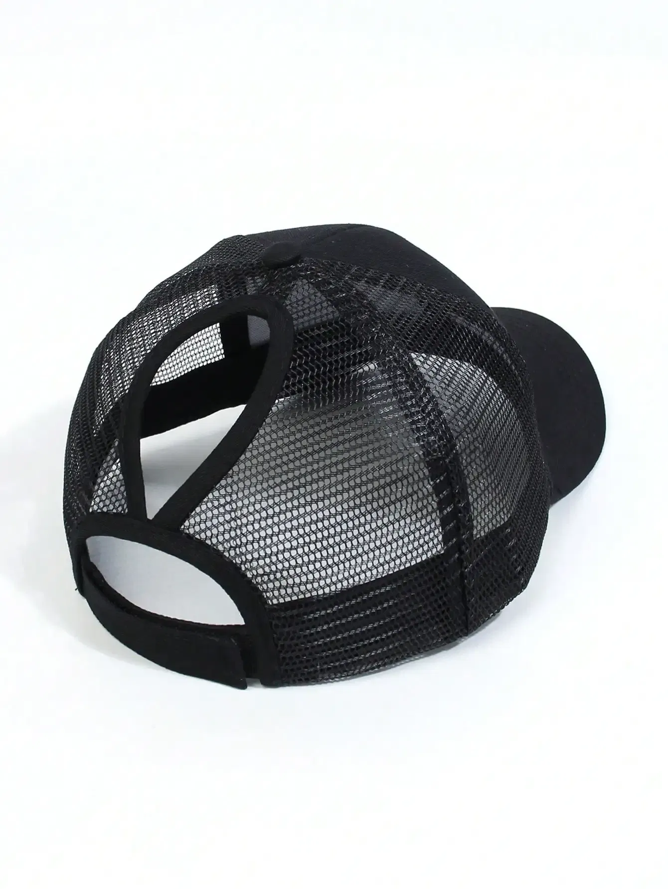 Color: Navy Blue, Size: XS - High Quanlity Women Baseball Cap Women cap Adjustable Ponytail hat Pony Female Cap