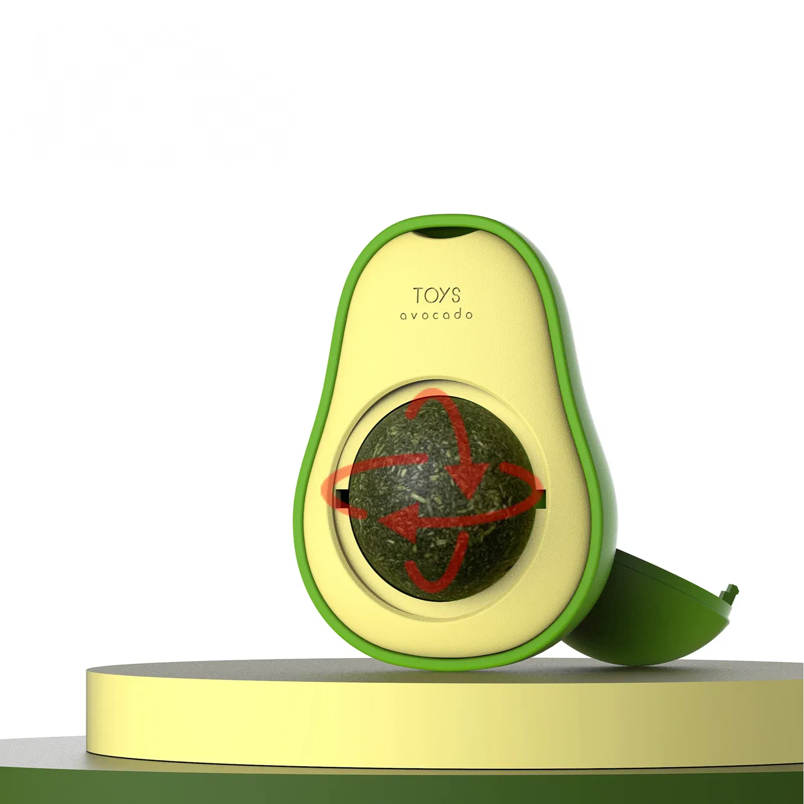 Color: black, Ships From: CHINA - Cat Licking Toys Natural Catnip Wall Stickers Avocado Style Galls Fruit Cat Treats Clean Intestinal Cleansing Tune Cat Grass